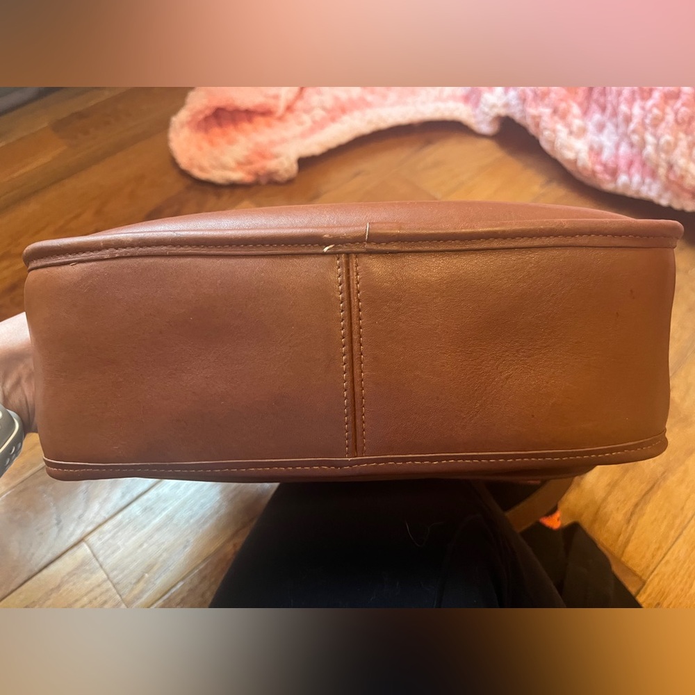 Coach Brown Leather Crossbody Bag - Picture 8 of 12